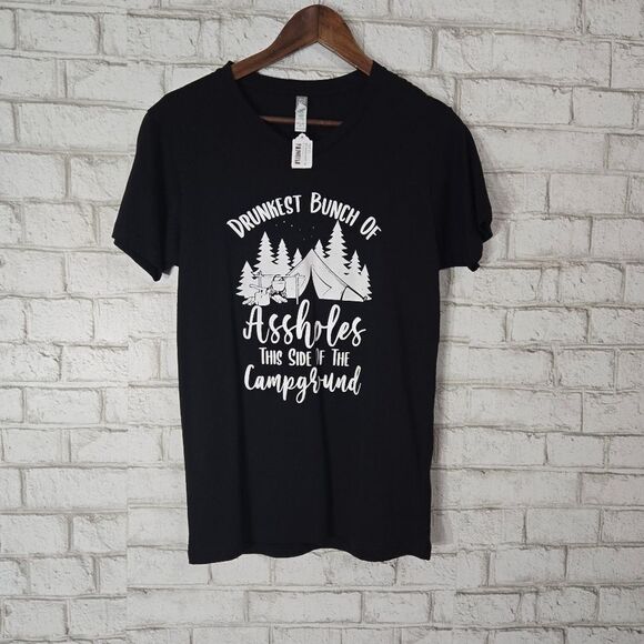 NWT "drunkest bunch campfire" graphic tee - Picture 4 of 10